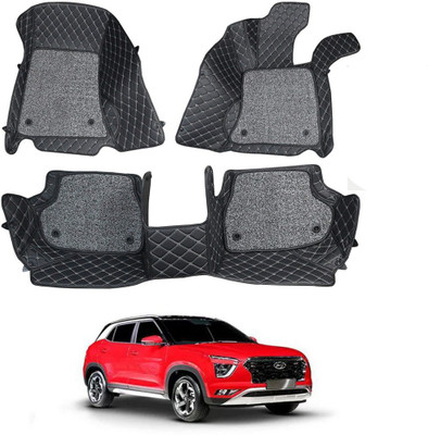 AYW Leatherite 7D Mat For  Hyundai Creta(Black)
