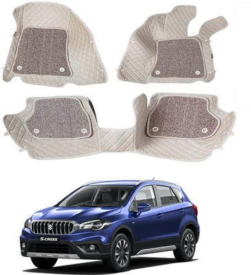 AYW Leatherite 7D Mat For  Maruti Suzuki S-Cross(Beige)