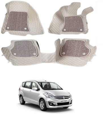AYW Leatherite 7D Mat For  Maruti Suzuki Ertiga(Beige)