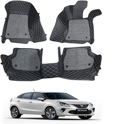 AYW Leatherite 7D Mat For  Toyota Glanza(Black)