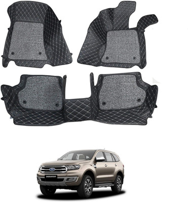 AYW Leatherite 7D Mat For  Ford Endeavour(Black)