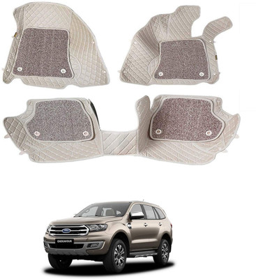 AYW Leatherite 7D Mat For  Ford Endeavour(Beige)