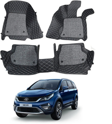 AYW Leatherite 7D Mat For  Tata Hexa(Black)