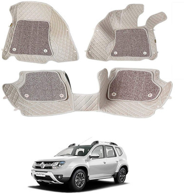 AYW Leatherite 7D Mat For  Renault Duster(Beige)