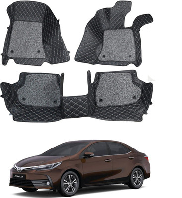 AYW Leatherite 7D Mat For  Toyota Corolla Altis(Black)