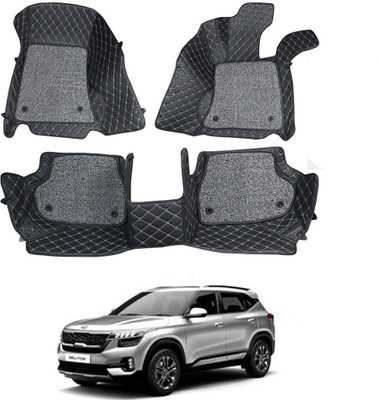 AYW Leatherite 7D Mat For  Kia Seltos(Black)