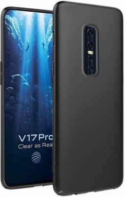 Celltown Back Cover for Vivo V17 Pro(Black, Grip Case)