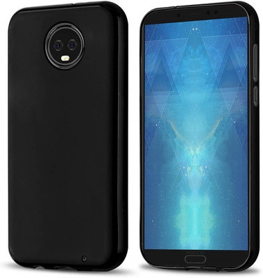 FITSMART Back Cover for Motorola Moto G6(Black, Grip Case, Silicon, Pack of: 1)