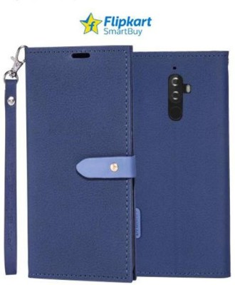 Flipkart SmartBuy Flip Cover for Lenovo K8 Note(Blue, Grip Case, Pack of: 1)