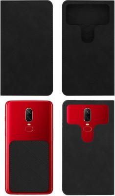 ACM Flip Cover for Spice Stellar Mi-445(Black, Cases with Holder, Pack of: 1)