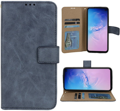 Huma World Flip Cover for Samsung Galaxy J7(16)(Blue, Dual Protection)