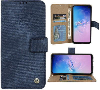 Huma World Flip Cover for Samsung Galaxy J7(16) in Jeans(Blue, Dual Protection)