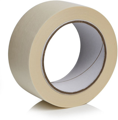 G&S 48MM X 23 Meters Single Sided Masking Tape Handheld Dispenser Masking Tape (Manual)(Set of 1, White)