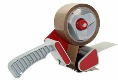 Digi2cart Single Sided Handheld Tape Dispenser (Manual)(Red)