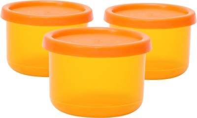 Cutting EDGE Plastic Fridge Container  - 150 ml(Pack of 3, Yellow)