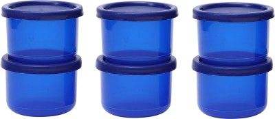 Cutting EDGE Plastic Fridge Container  - 150 ml(Pack of 6, Blue)