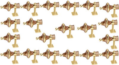 GROWNIX Gold Rod Rail Bracket Metal(Pack of 20)