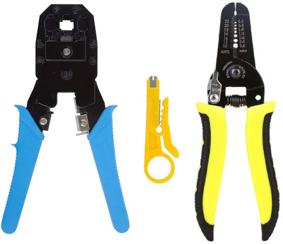Inditrust Rj45 Rj11 Crimping Tool Ethernet Cable Lan Cable Crimper Cutter Stripper Plier with 10-22 Awg Wire Stripper Wire Crimper and Multi-Function Hand Tool Professional, Crimping Tool, Rj45 Crimping Tool, Crimping Tool Set, Hydraulic Crimping Tool, Cable Crimping Tool, Crimper, Wire Crimping Too Inditrust Rj45 Rj11 Crimping Tool Ethernet Cable Lan Cable Crimper Cutter Stripper Plier with 10-22 Awg Wire Stripper Wire Crimper and Multi-Function Hand Tool Professional, Crimping Tool, Rj45 Crimping Tool, Crimping Tool Set, Hydraulic Crimping Tool, Cable Crimping Tool, Crimper, Wire Crimping Too