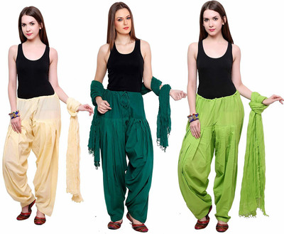 B9 store Women Patiala Dupatta Set