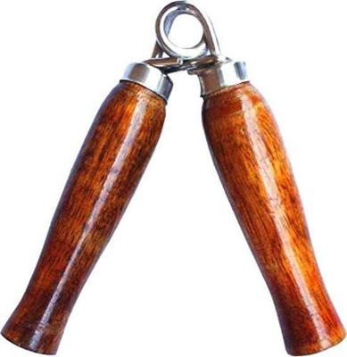 TrofT power fitness grip wooden Hand Grip/Fitness Grip(Brown)