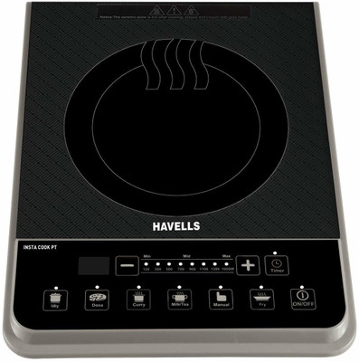 Havells 1600-Watts -Cook High Quality Induction Cooktop (Black, Push Button)