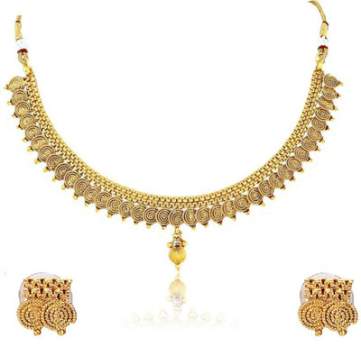 Sublime W Copper Gold Jewellery Set(Pack of 1)