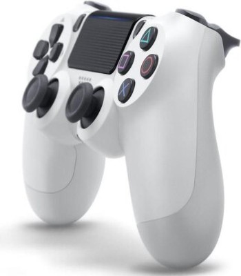 SONY White DualShock 4 Wireless Controller for Playstation 4 – V2 – PS4  Joystick(White, For PS4)