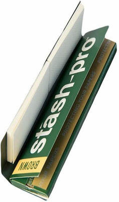 Stash-Pro Bleached Stash Pro King Size 13 gsm Paper Roll(Set of 5, Brown)
