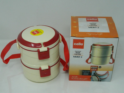 Cello MERIT 2 Containers Lunch Box(200 ml)