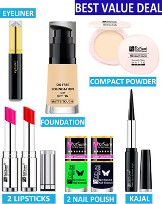 ForSure All in One Professional Makeup Kit 35(Pack of 8)