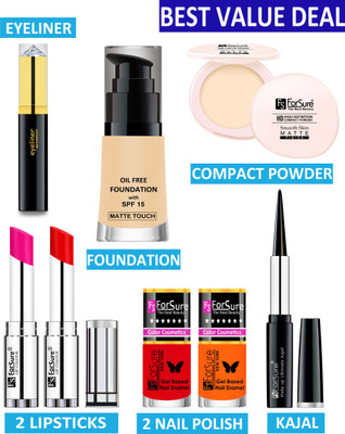 ForSure All in One Professional Makeup Kit 20(Pack of 8)