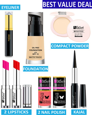 ForSure All in One Professional Makeup Kit 03(Pack of 8)
