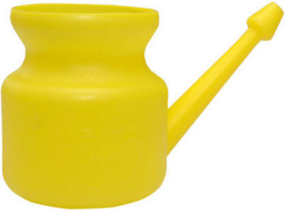 YOGSADHAK Plastic Yellow Neti Pot(500 ml)