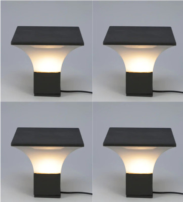 PR Prashant pr_Duplex_P04 Gate Light Outdoor Lamp(Black, White)