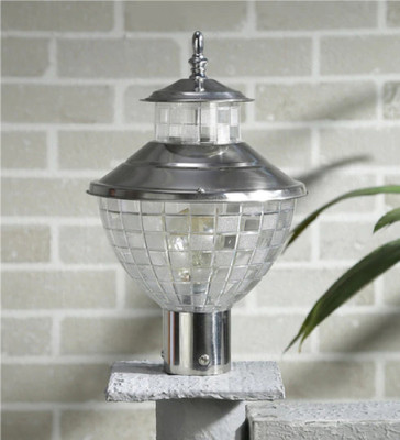 PR Prashant PR-Zed Gate Light Outdoor Lamp(Silver)