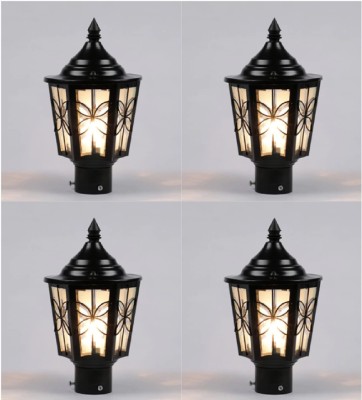 PR Prashant PR-522-PO4 Gate Light Outdoor Lamp(Black)