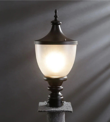 PR Prashant pr_Smarat_P02 Gate Light Outdoor Lamp(Black, White)