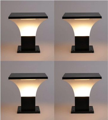 PR Prashant pr_Dilwale_P04 Gate Light Outdoor Lamp(Black, White)