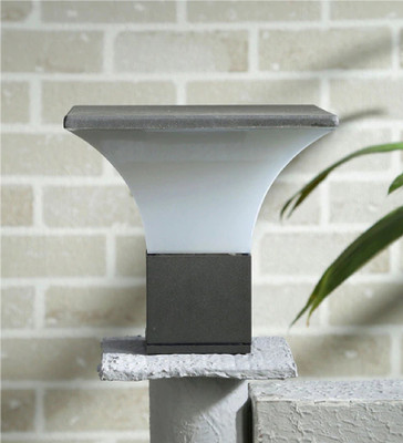PR Prashant PR-Duplex Gate Light Outdoor Lamp(Grey, White)