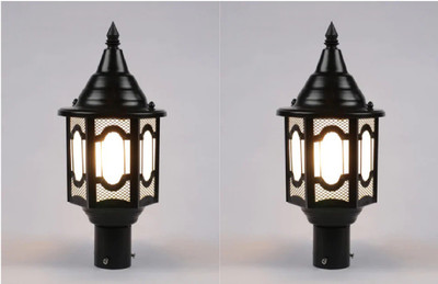 PR Prashant pr_Modi_P02 Gate Light Outdoor Lamp(Black)