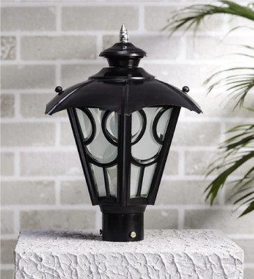 PR Prashant PR-Umbrella_Midiyam Gate Light Outdoor Lamp(Black)