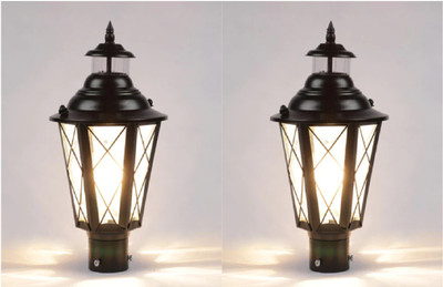 PR Prashant PR-524-PO2 Gate Light Outdoor Lamp(Black)
