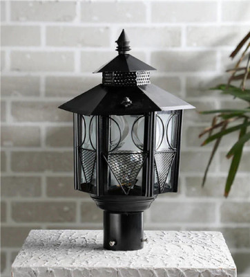 PR Prashant pr_Mettro Gate Light Outdoor Lamp(Black)
