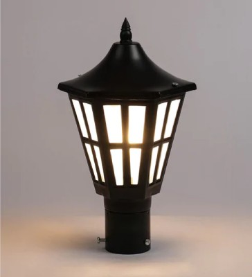 PR Prashant PR-Harican-PO6 Gate Light Outdoor Lamp(Black)