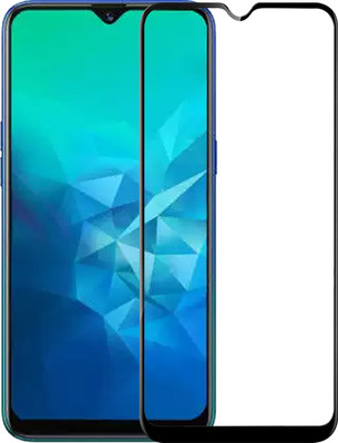 Karpine Edge To Edge Tempered Glass for Realme C11 Realme C3Pack of 1