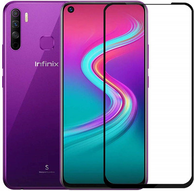 LIKEDESIGN Edge To Edge Tempered Glass for Infinix S5, Infinix S5 Lite(Pack of 1)