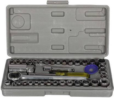VDNSI 40 in 1 Pcs Wrench Tool Kit & Screwdriver and Socket Set Socket Set(Pack of 40)