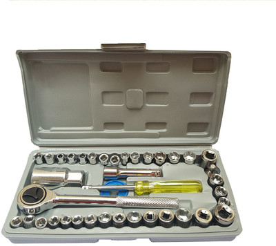 LAXMI 40 Pc Socket Tool Kit Socket Set Socket Set(Pack of 40)