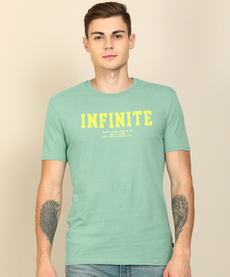 levis-printed-men-round-neck-green-t-shirt