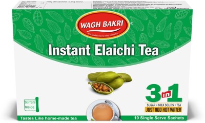 Waghbakri Premix Tea - Pack of 3 (420 g) Cardamom Instant Tea Box(3 x 166.67 g)